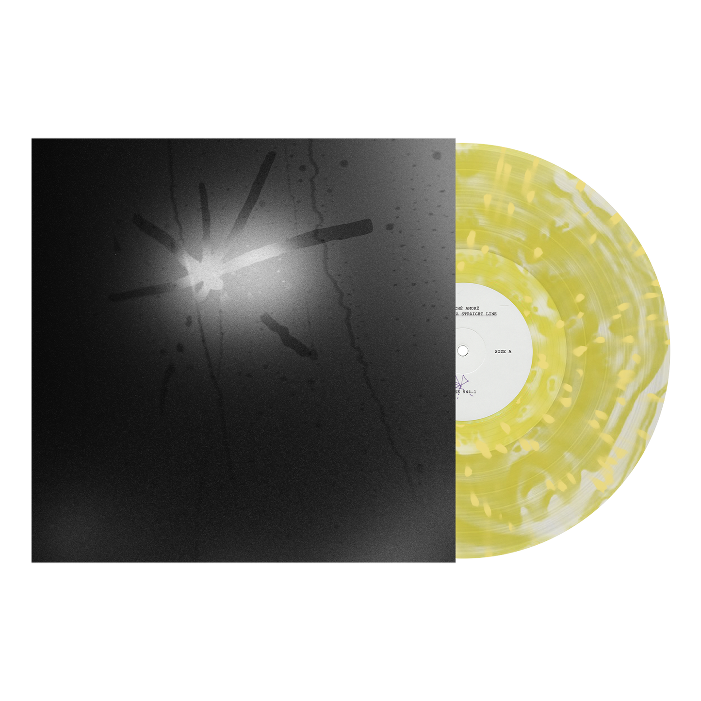 SPIRAL IN A STRAIGHT LINE VINYL (LEMON SWIRL)