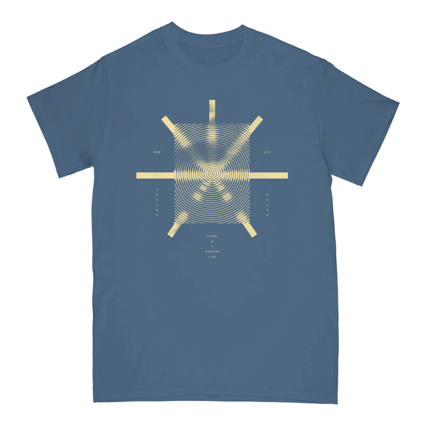 SPIRAL TOUR T-SHIRT (INDIGO BLUE)
