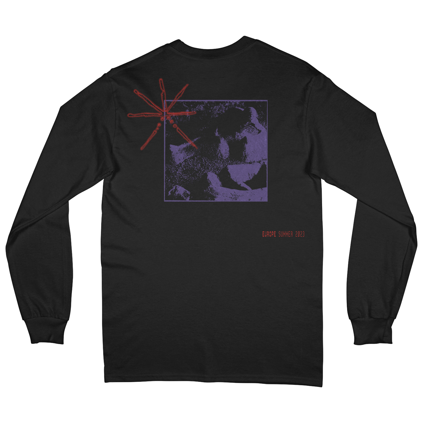 SUMMER 2023 TOUR LONGSLEEVE (BLACK) - Small only