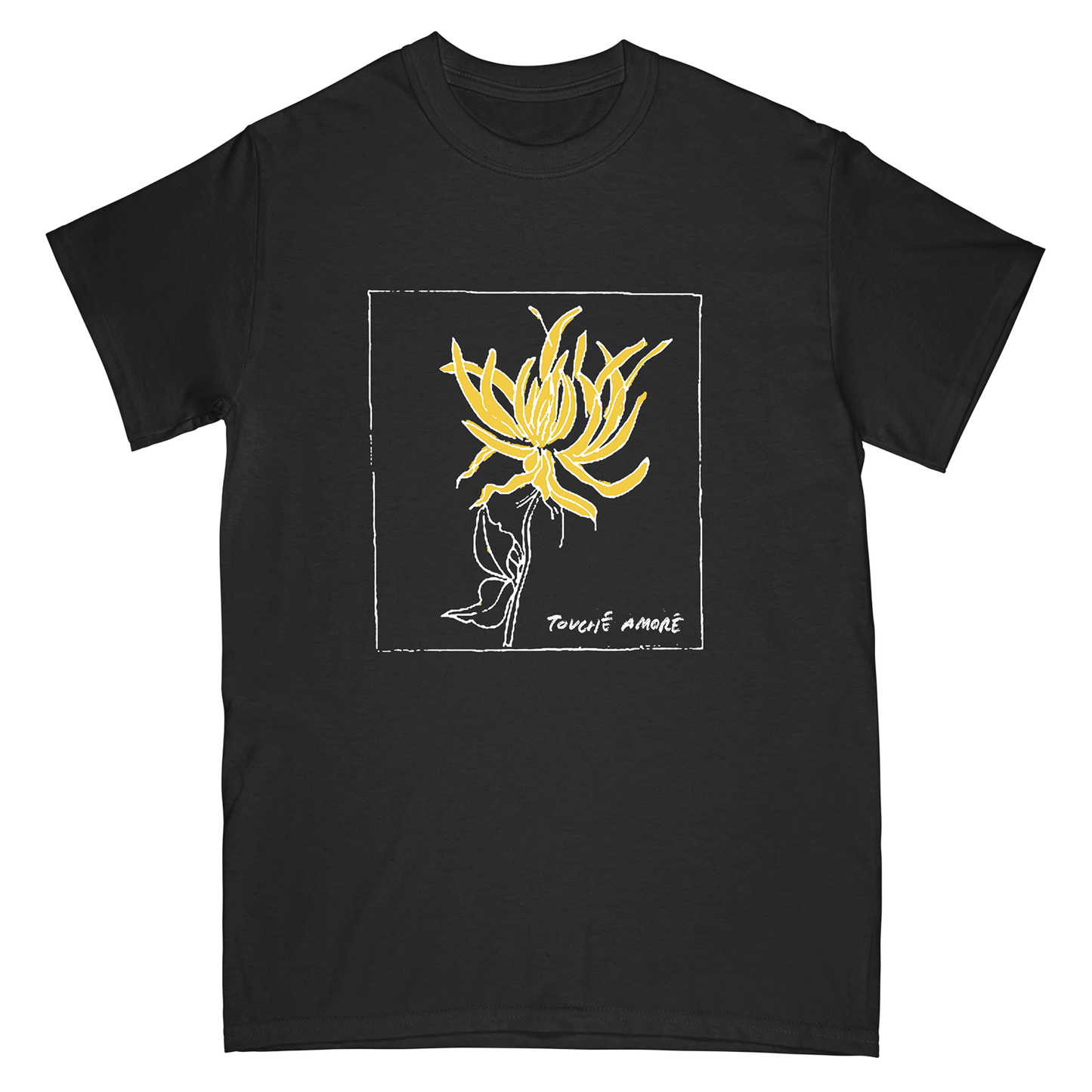 FLOWER T-SHIRT (BLACK) - Small only